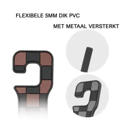 2x Auto Hoofdsteun Haak Duo