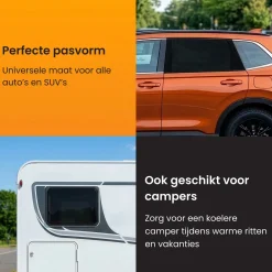 Zonnescherm Auto Zijruit - Set van 2