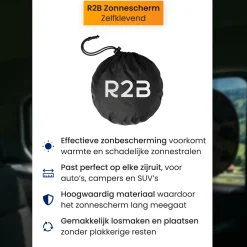 Zonnescherm Auto Zijruit - Set van 2